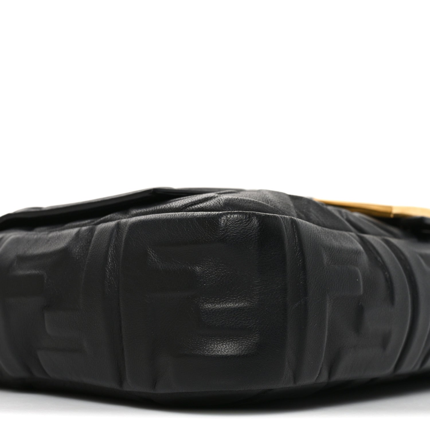 Fendi Nappa FF 1974 Embossed Baguette Black 9 of 11