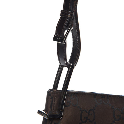 Gucci Nylon Monogram Shoulder Bag Brown 8 of 9