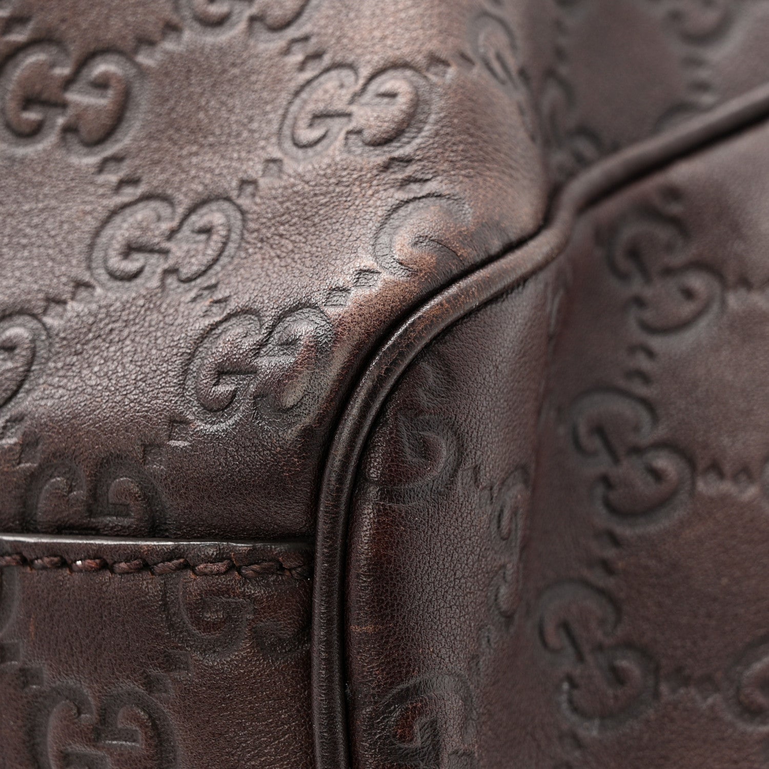 Gucci Guccissima Medium Sukey Tote Chocolate 11 of 17