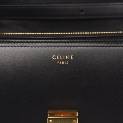 Celine Box Calfskin Medium Classic Box Flap Bag Black 6 of 10
