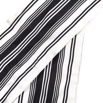 Christian Dior Silk Toile De Jouy Mitzah Scarf Navy Blue 5 of 5