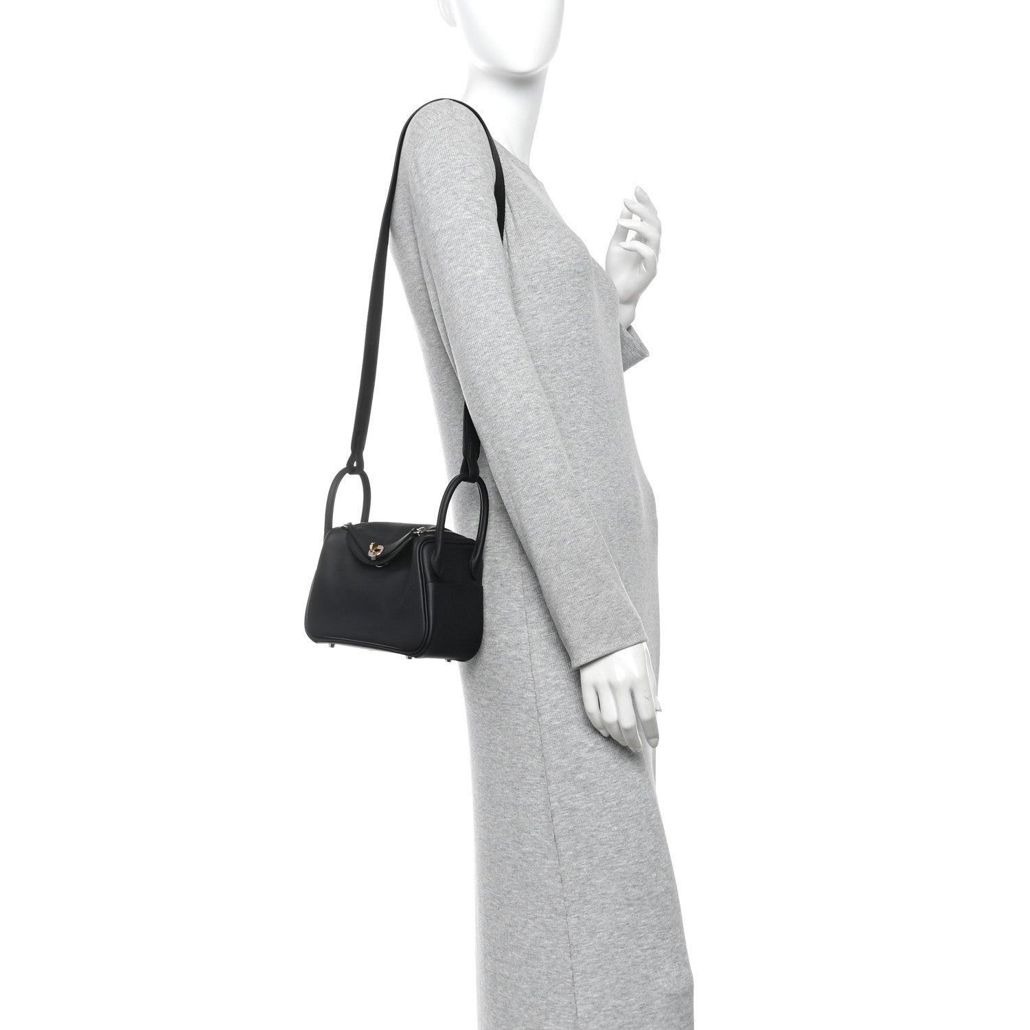 Hermes Swift Mini Lindy 20 Black 2 of 11