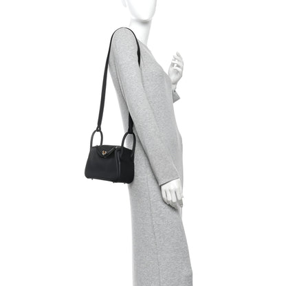 Hermes Swift Mini Lindy 20 Black 2 of 11