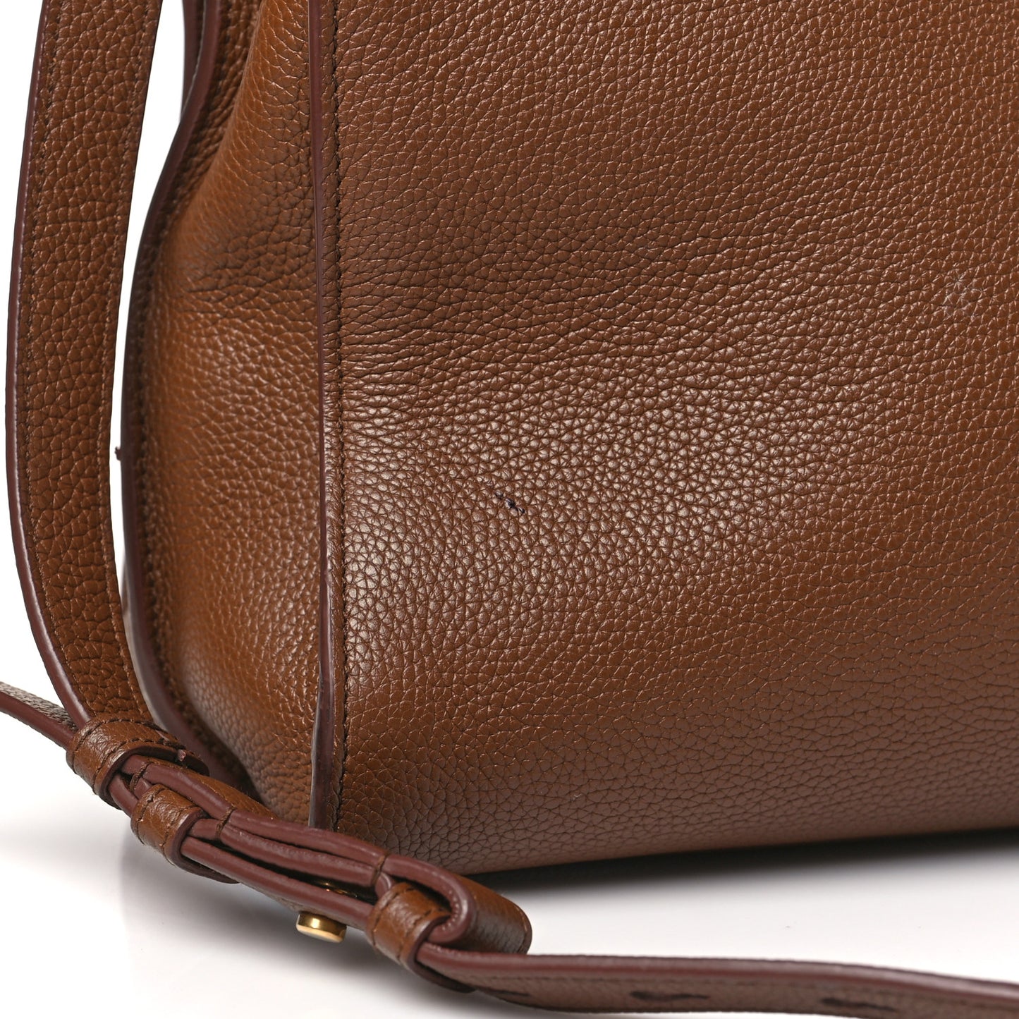 Grained Calfskin Large Thin Sac De Jour Toasted Brown