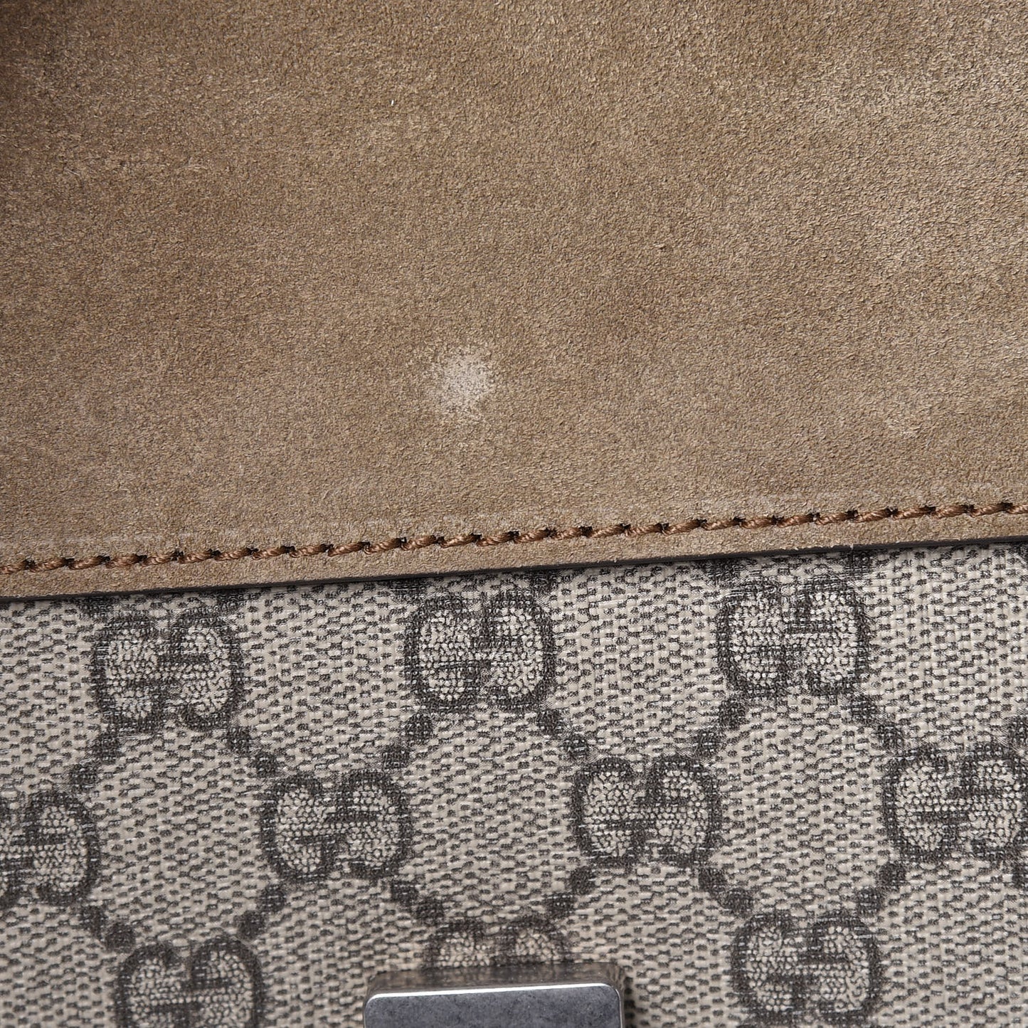 GG Supreme Monogram Mini Dionysus Shoulder Bag Taupe