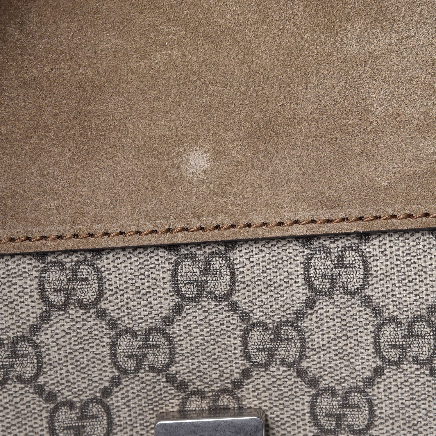 Gucci GG Supreme Monogram Mini Dionysus Shoulder Bag Taupe 12 of 12