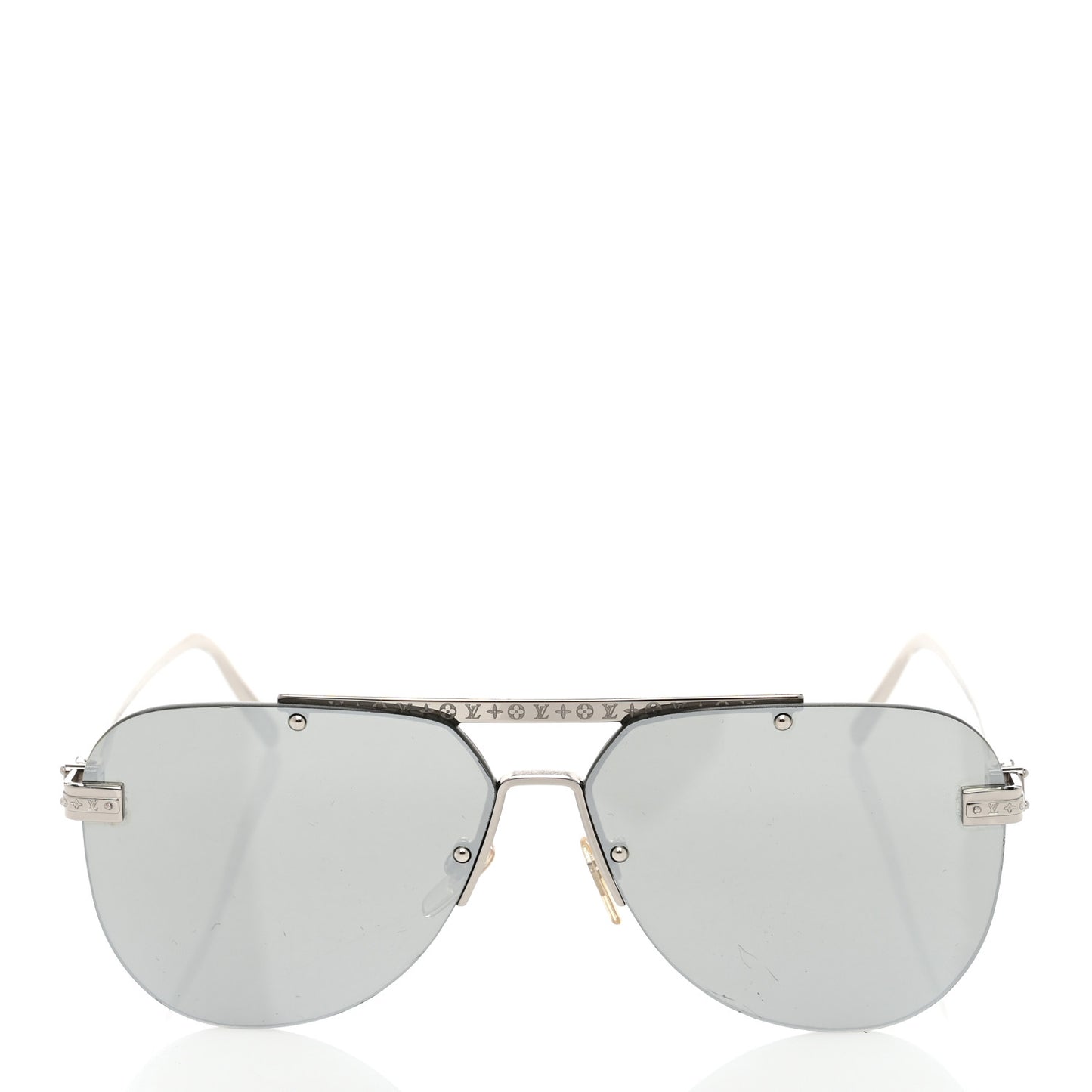 Metal LV Ash Sunglasses Z1262W SIlver