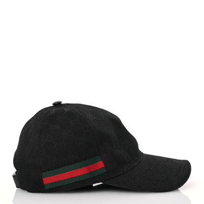 Gucci Monogram Web Baseball Hat M Black 5 of 12