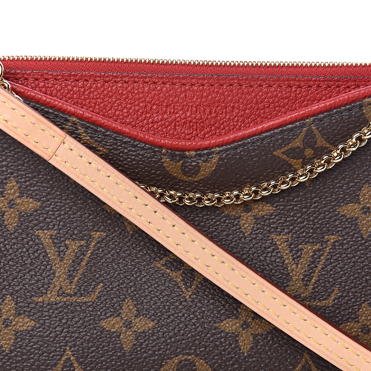 Louis Vuitton Monogram Pallas Clutch Cherry 11 of 11