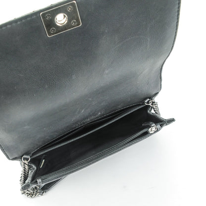 Chanel Calfskin Small Boy Reverso Flap Black 5 of 8