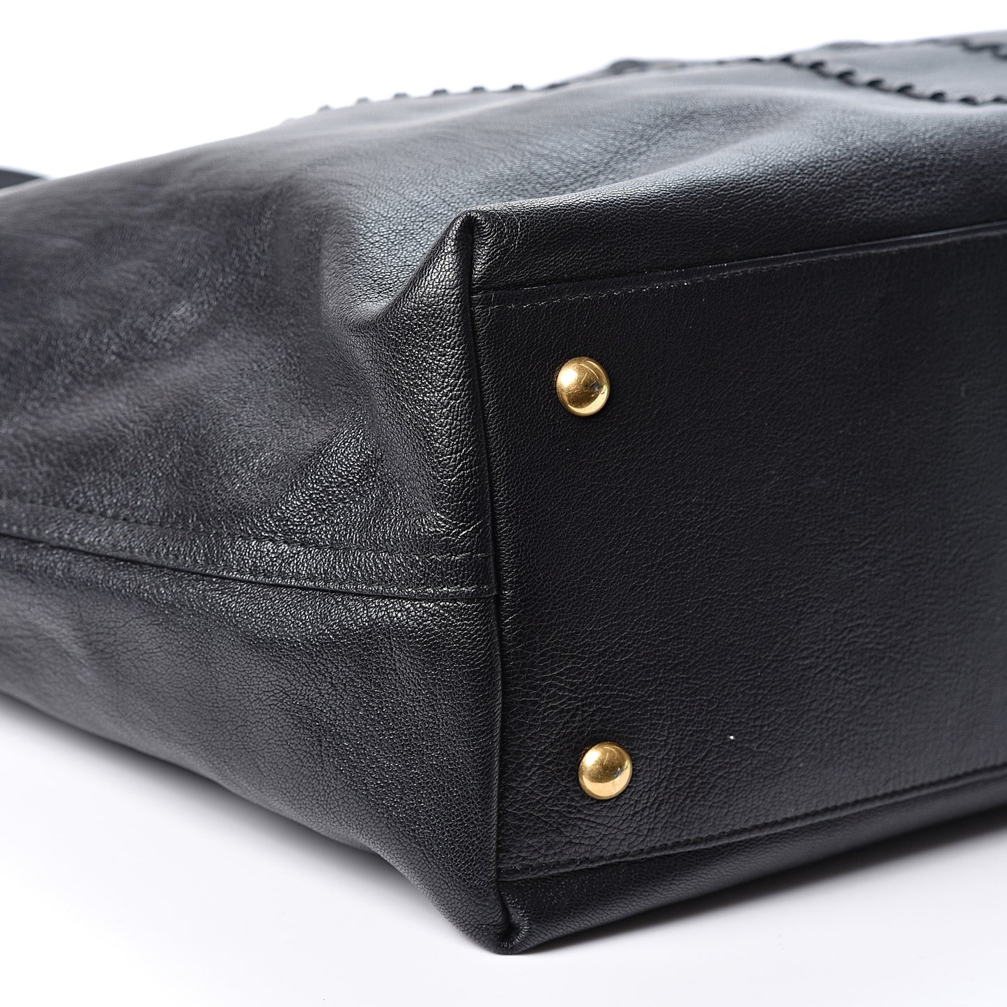 Calfskin Large Neo Double Reversible Tote Black Bronze