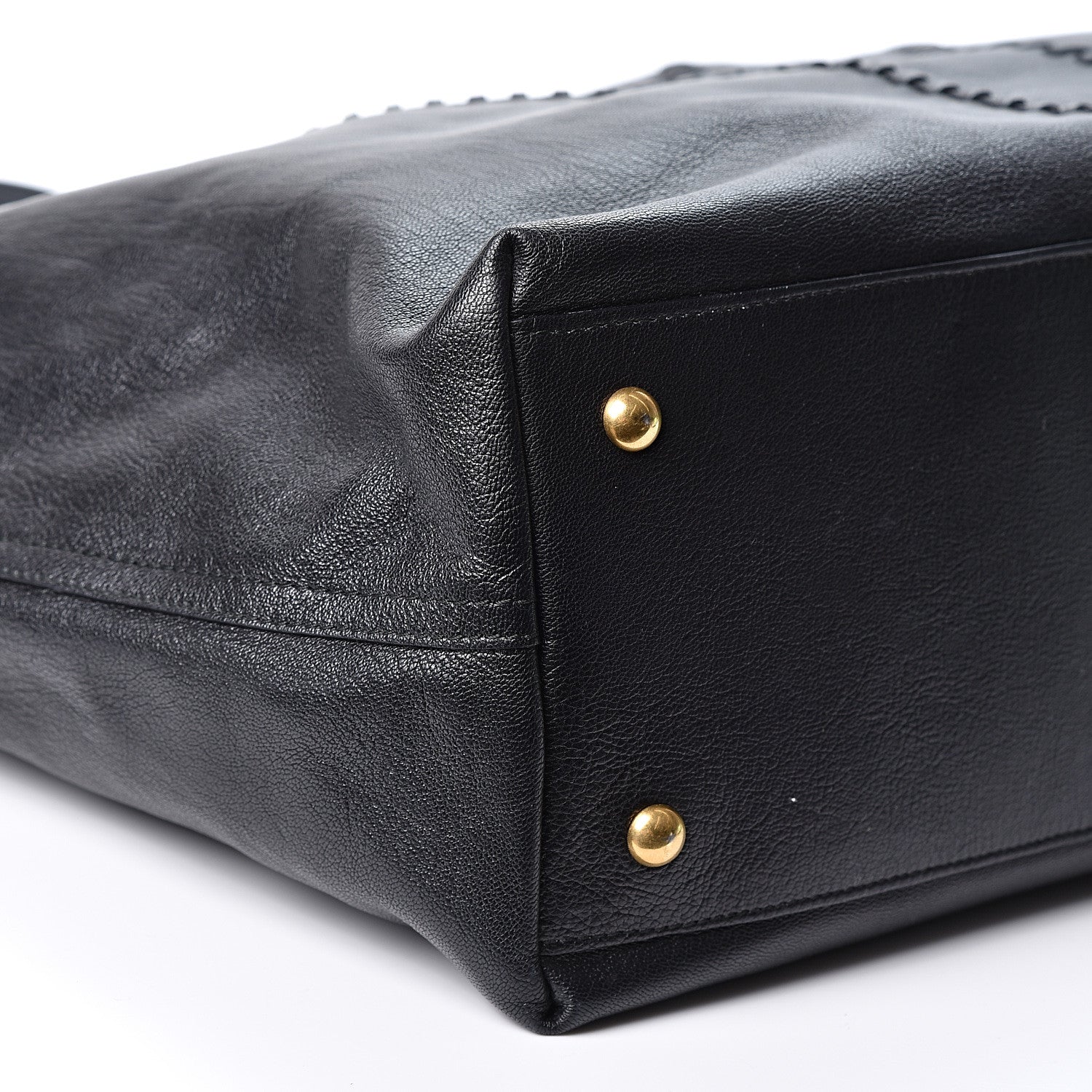 Saint Laurent Calfskin Large Neo Double Reversible Tote Black Bronze 6 of 7