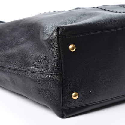 Saint Laurent Calfskin Large Neo Double Reversible Tote Black Bronze 6 of 7