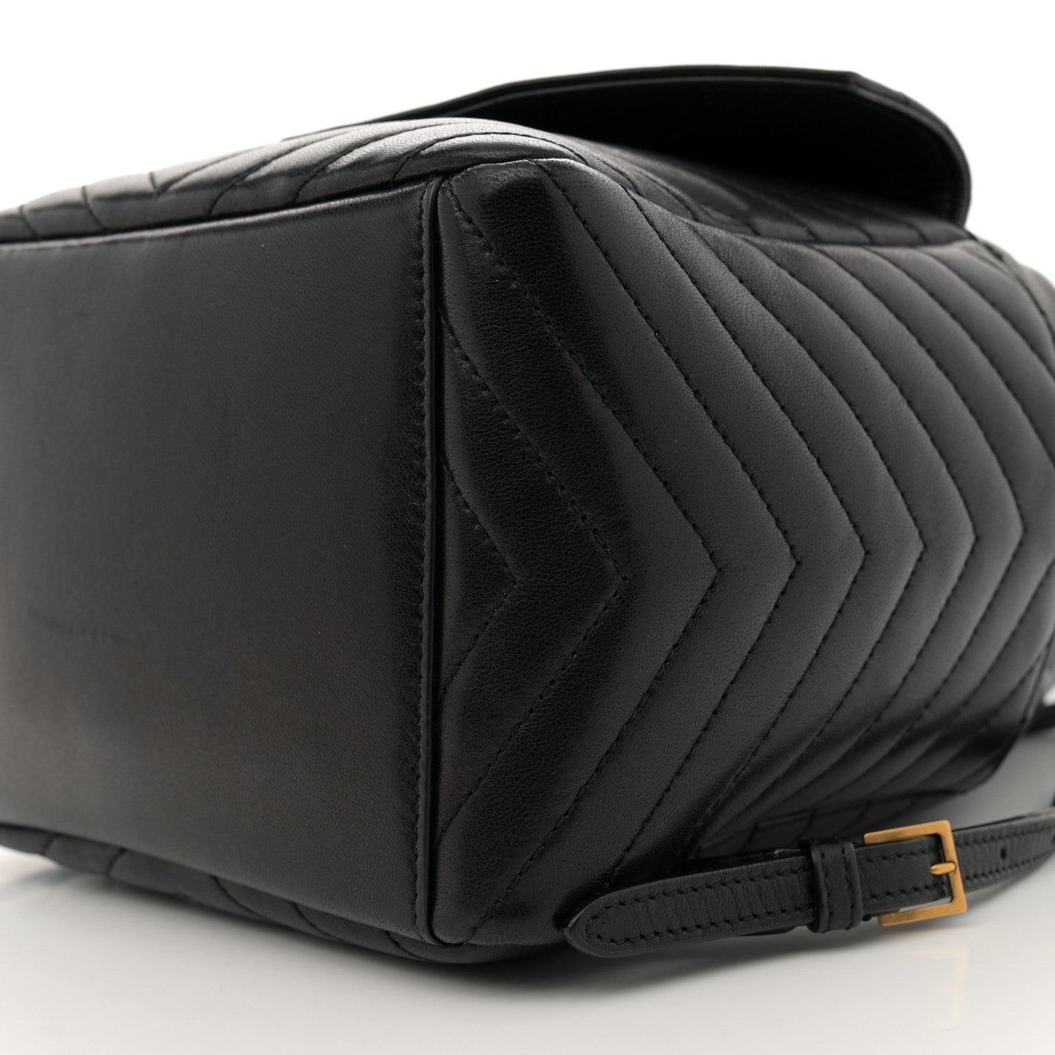 Saint Laurent Lambskin Matelasse Monogram Joe Backpack Black 10 of 13