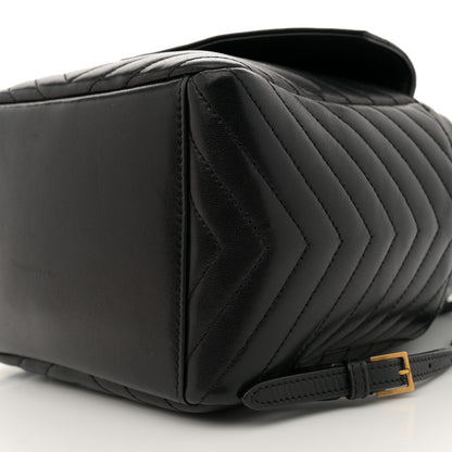 Saint Laurent Lambskin Matelasse Monogram Joe Backpack Black 10 of 13
