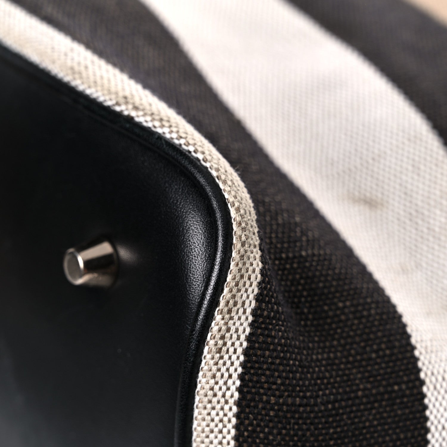 Burberry Canvas Mega Check Medium Ashby Hobo Black 9 of 25