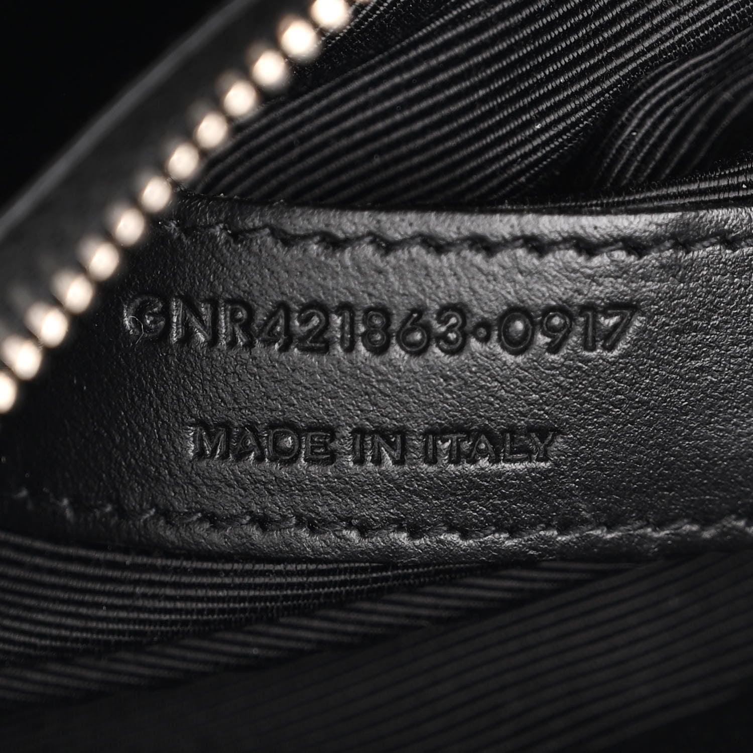 Saint Laurent Calfskin Crocodile Embossed Baby Sac De Jour Black 8 of 12
