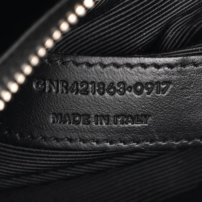 Saint Laurent Calfskin Crocodile Embossed Baby Sac De Jour Black 8 of 12