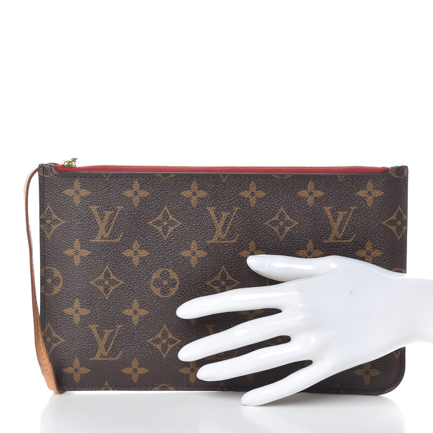 Monogram Neverfull MM GM Pochette Cherry