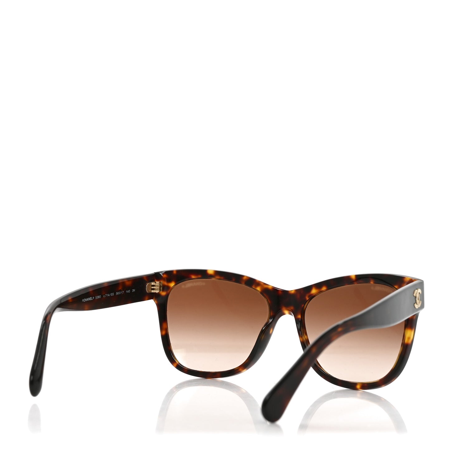 Acetate Runway Square Sunglasses 5380 Dark Tortoise