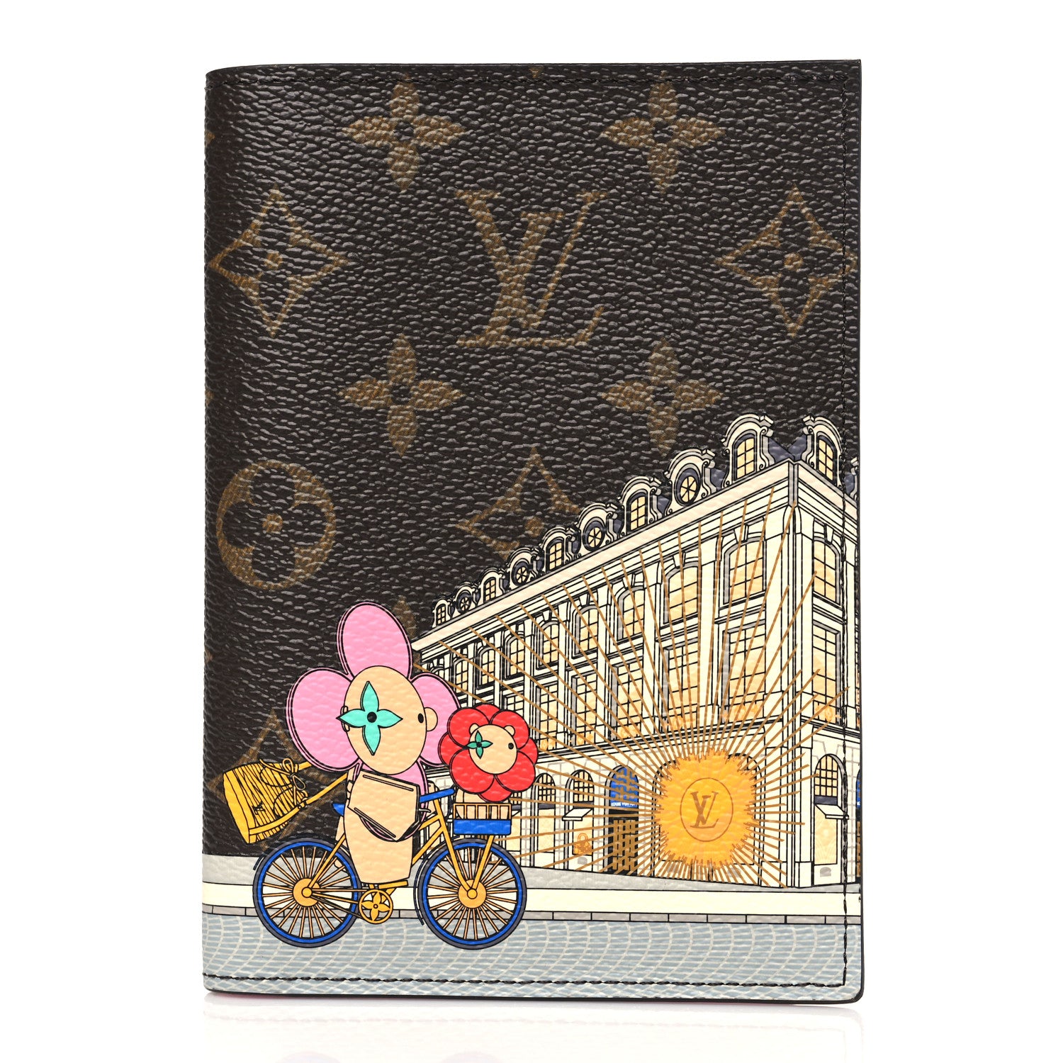Louis Vuitton Monogram 2022 Christmas Animation Paris Passport Cover Pink 1 of 7