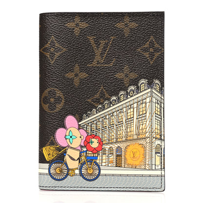 Louis Vuitton Monogram 2022 Christmas Animation Paris Passport Cover Pink 1 of 7