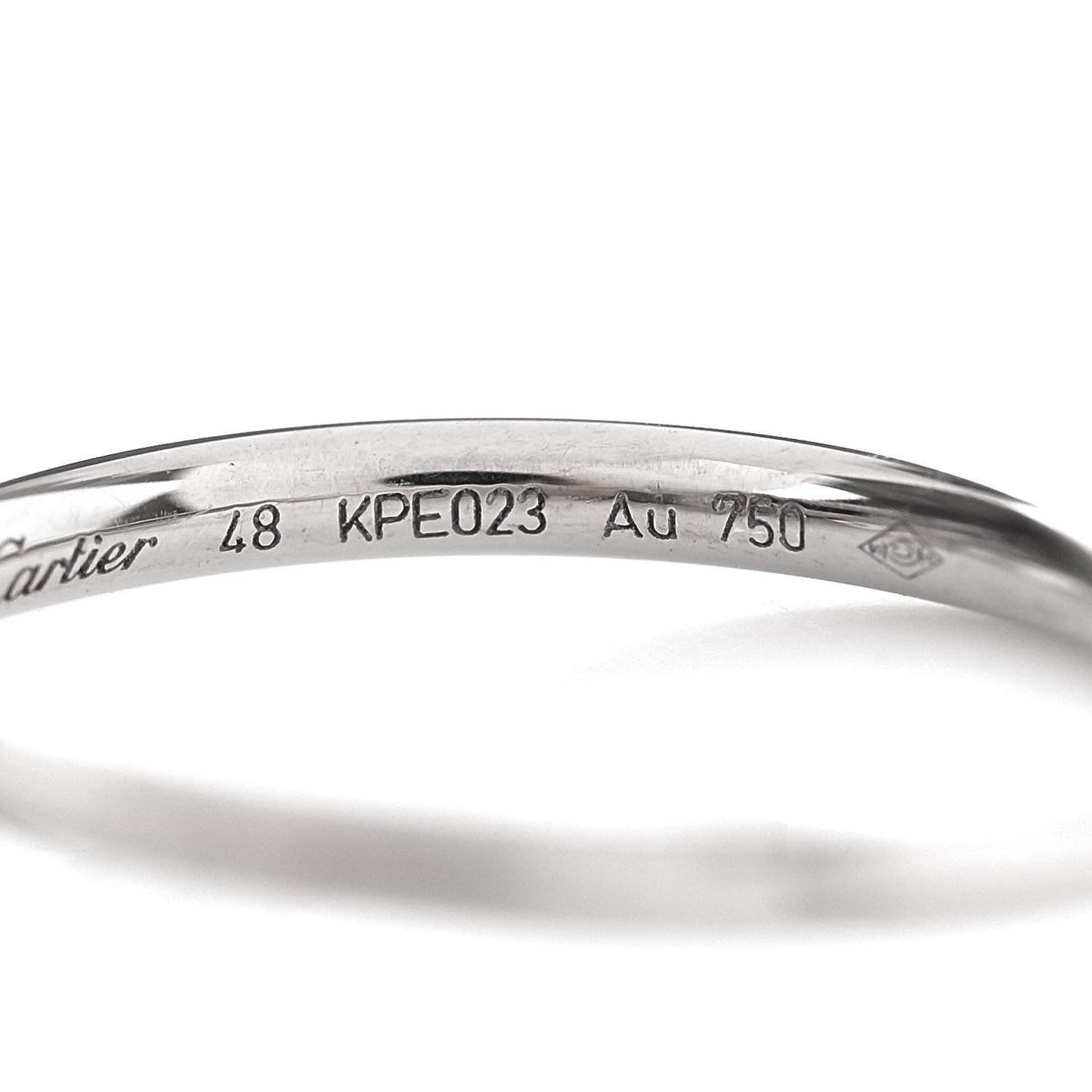 18K White Gold Small Juste Un Clou Ring 48 4.5