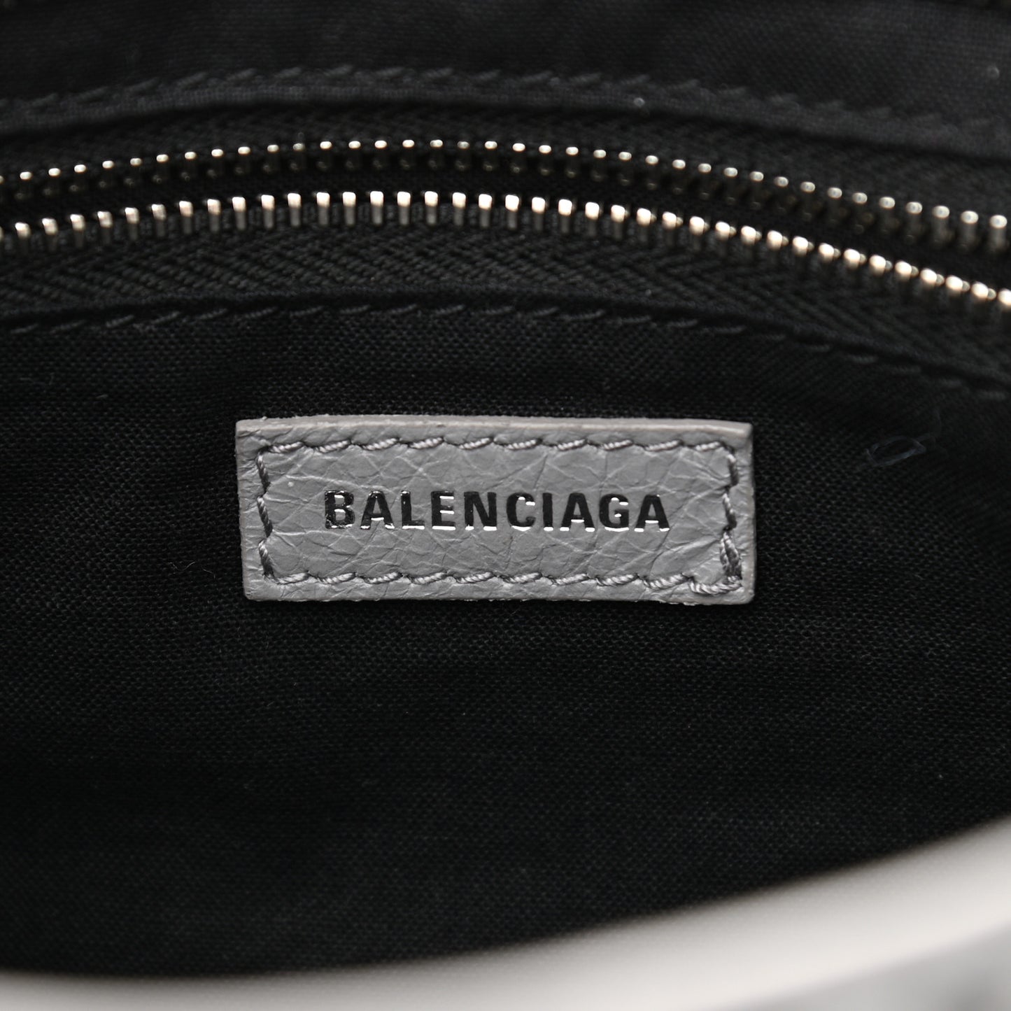 Agneau Arena Graffiti All Over Classic Silver Hardware S City Balenciaga Grey Black