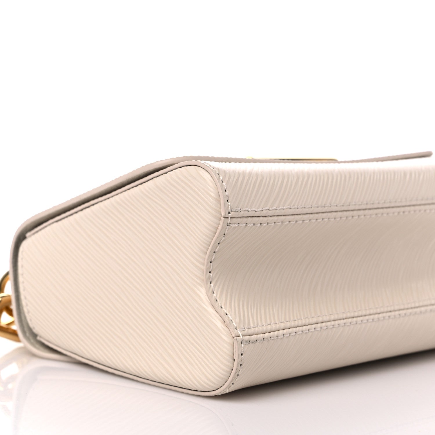Louis Vuitton Epi Twist Braided Chain Shoulder Bag PM Quartz White 8 of 9