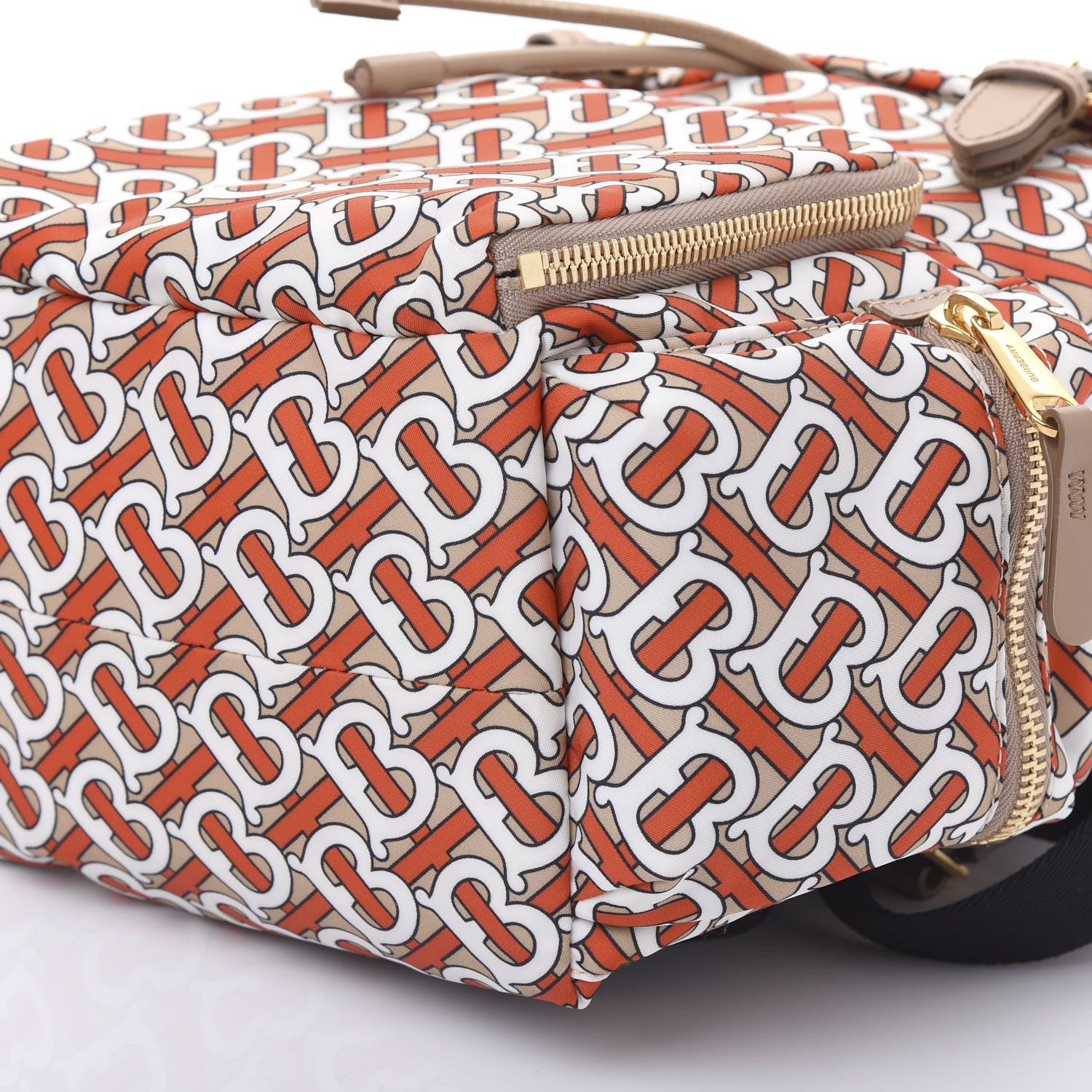 Burberry Nylon Monogram Medium Rucksack Backpack Vermillion 6 of 8