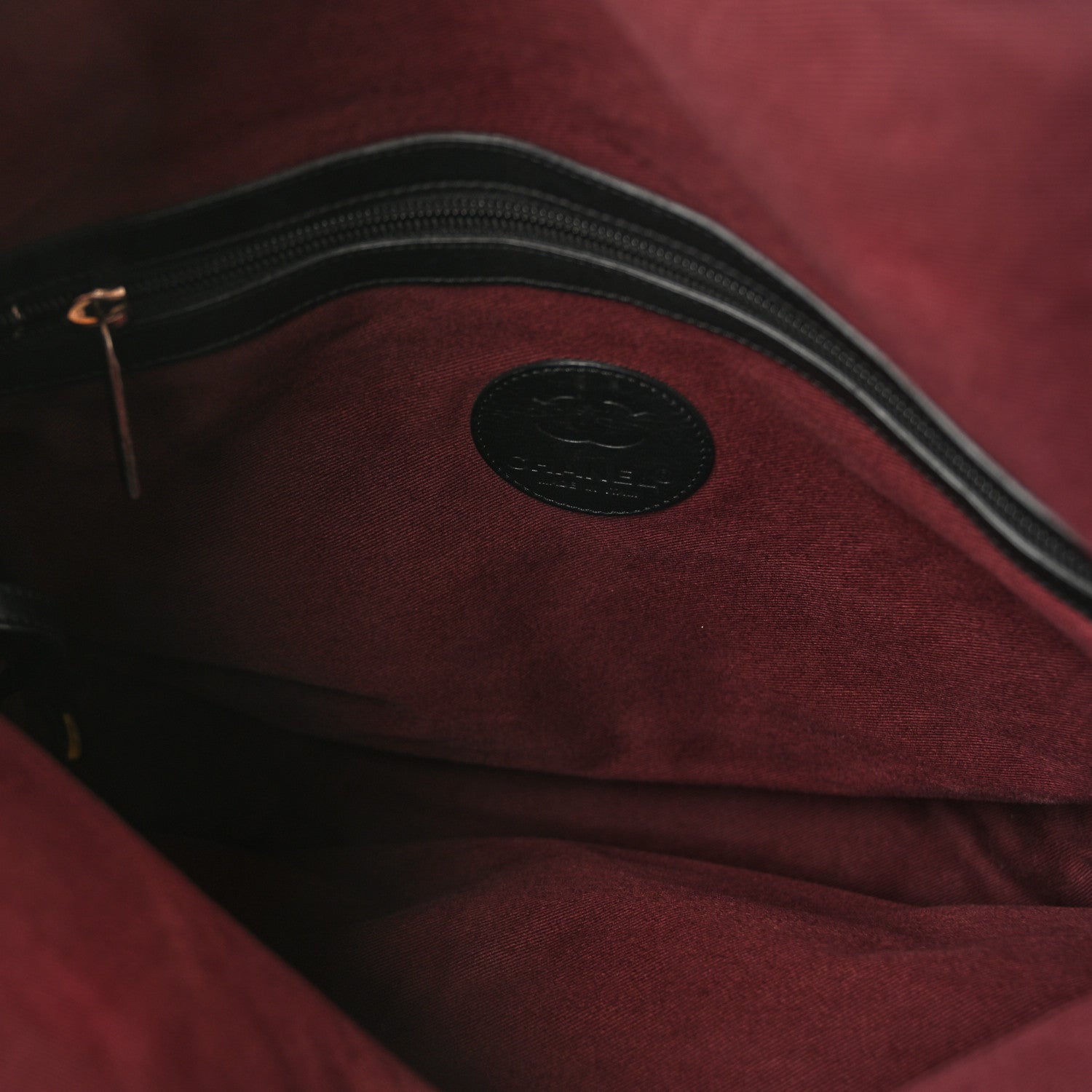 Chanel Coated Canvas Quilted Large Garment Travel Bag Black 5 of 10