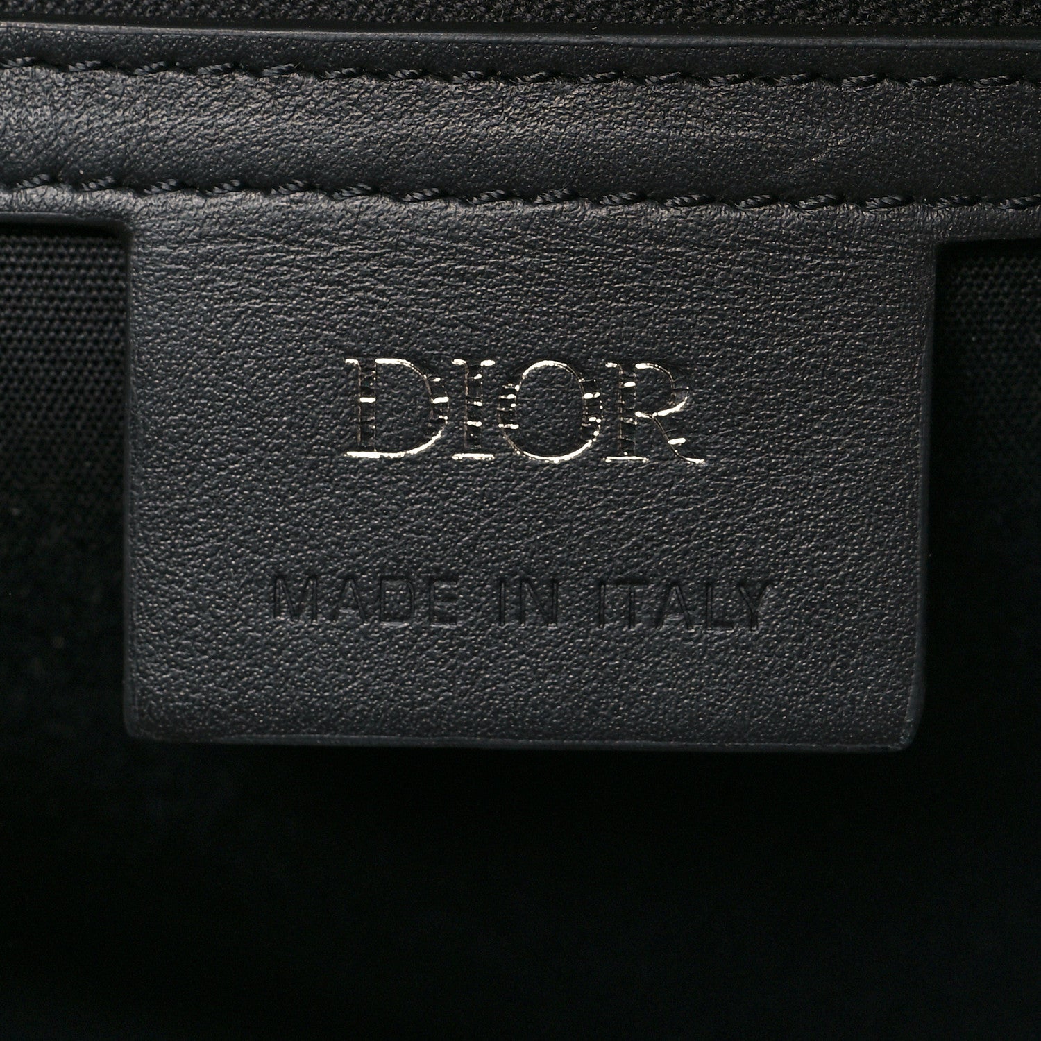 Christian Dior CHRISTIAN DIOR Coated Canvas CD Diamond Lingot 50 Bag Black 5 of 11