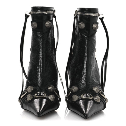 Balenciaga Agneau Arena Cagole 90mm Ankle Boots 39 Black 3 of 11