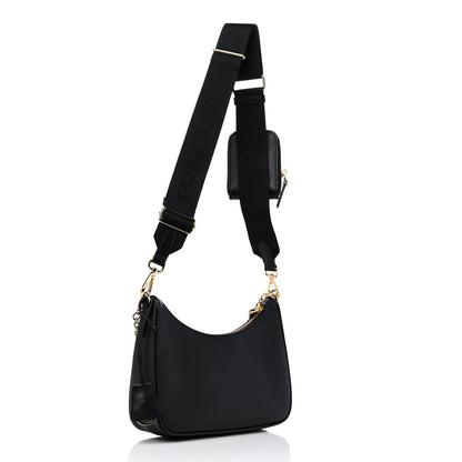 Prada Saffiano Lux Re-Edition 2005 Shoulder Bag Black 3 of 8
