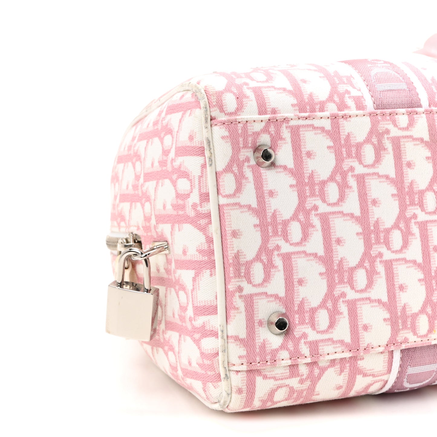 Monogram Girly Boston Pink