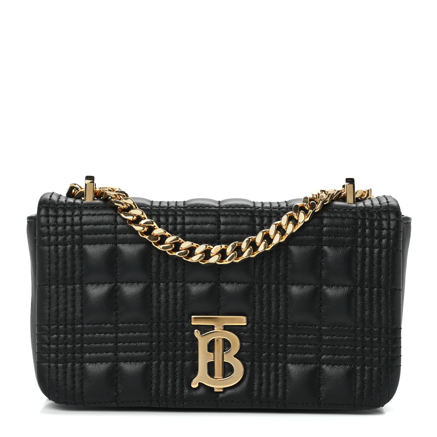 Burberry Grainy Calfskin Quilted Mini Lola Bag Black 1 of 11