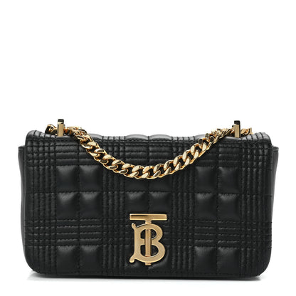 Burberry Grainy Calfskin Quilted Mini Lola Bag Black 1 of 11