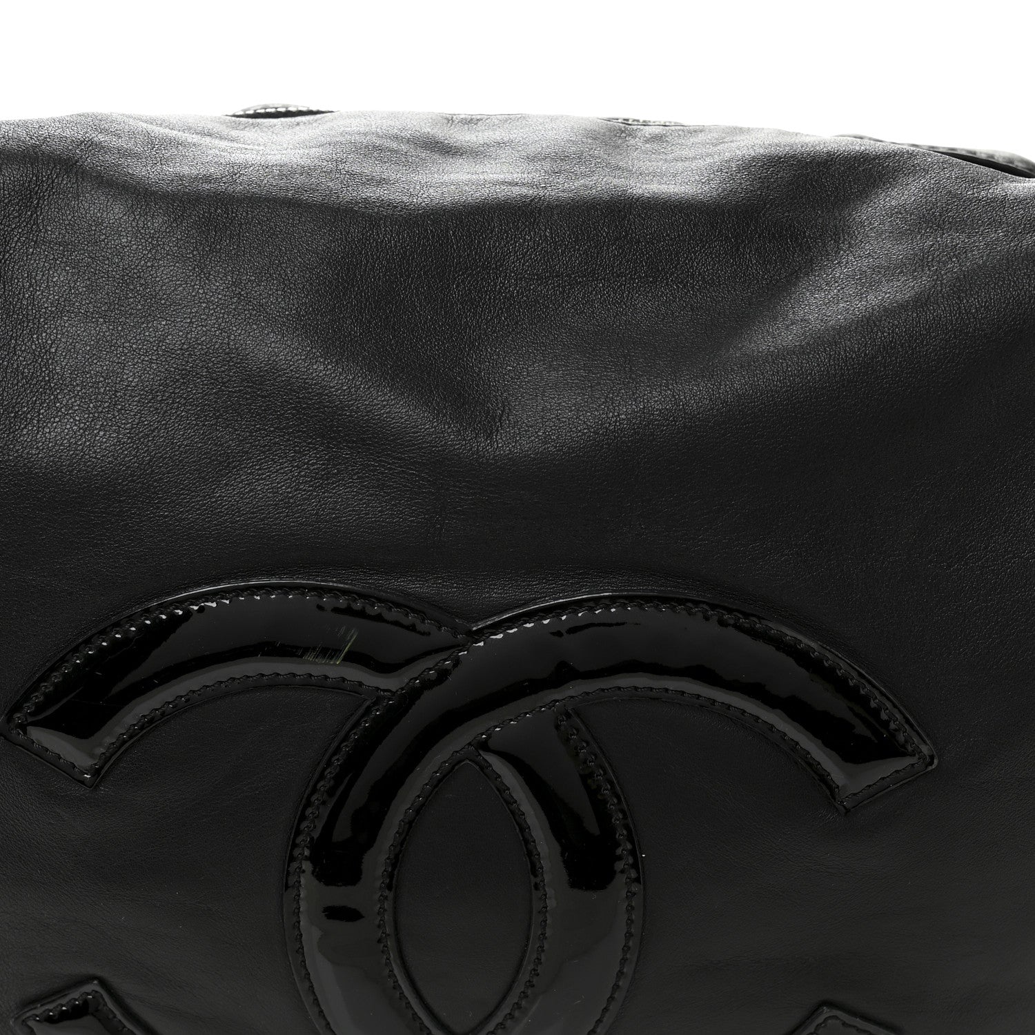 Chanel Calfskin Modern Chain Rhodoid Hobo Black 8 of 11