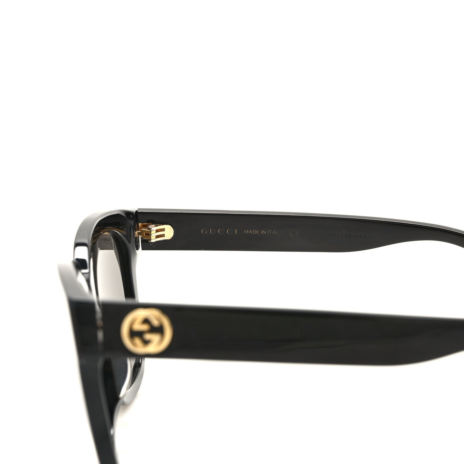 Gucci Acetate Square Frame Sunglasses GG0034SA Black 5 of 7