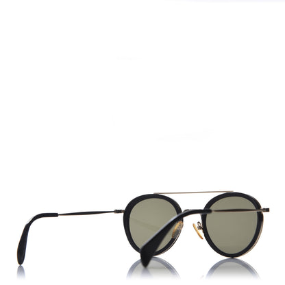 Celine Round Mia Sunglasses CL 41424/S Black 4 of 7