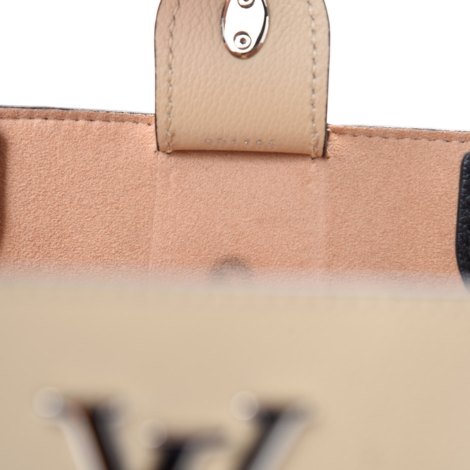 Louis Vuitton Calfskin Lockme Go Tote Black Vanilla 18 of 19
