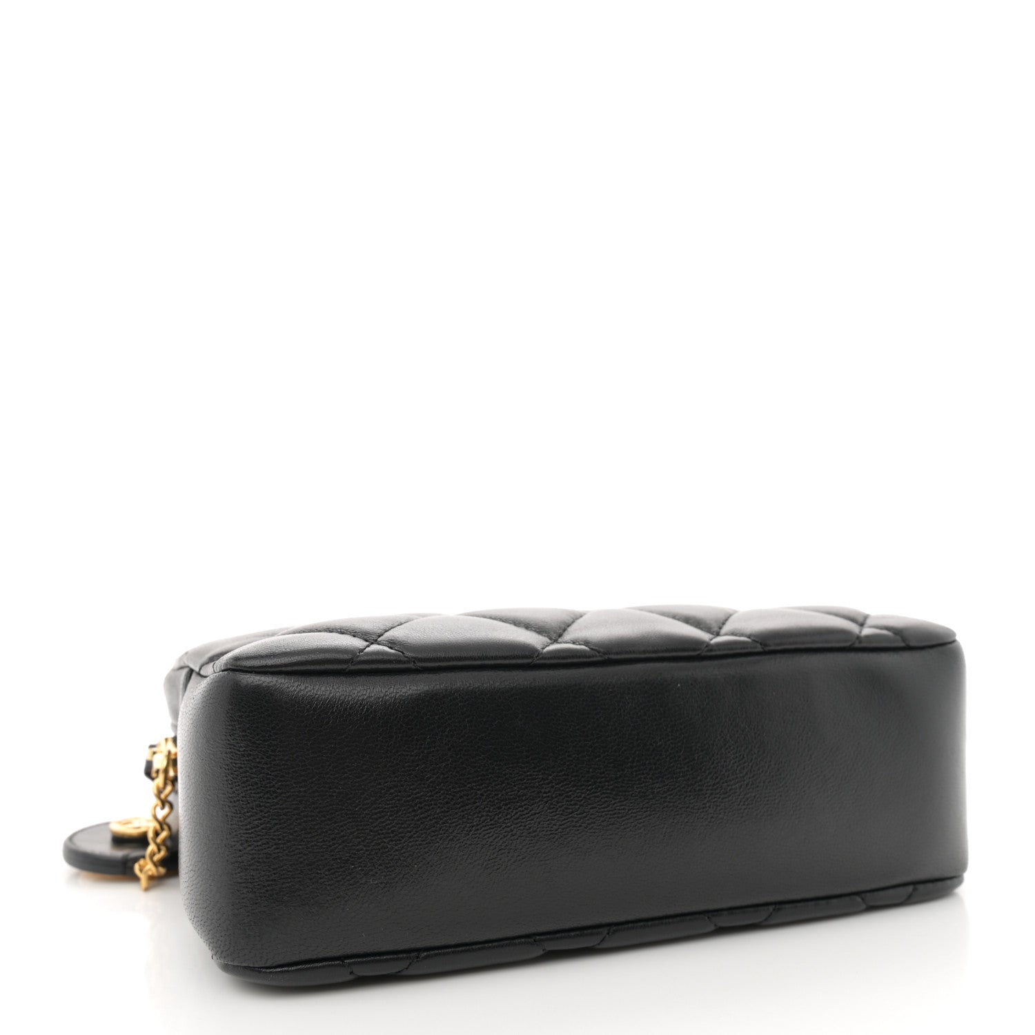 Chanel Shiny Lambskin Quilted Mini Camera Case Black 4 of 10