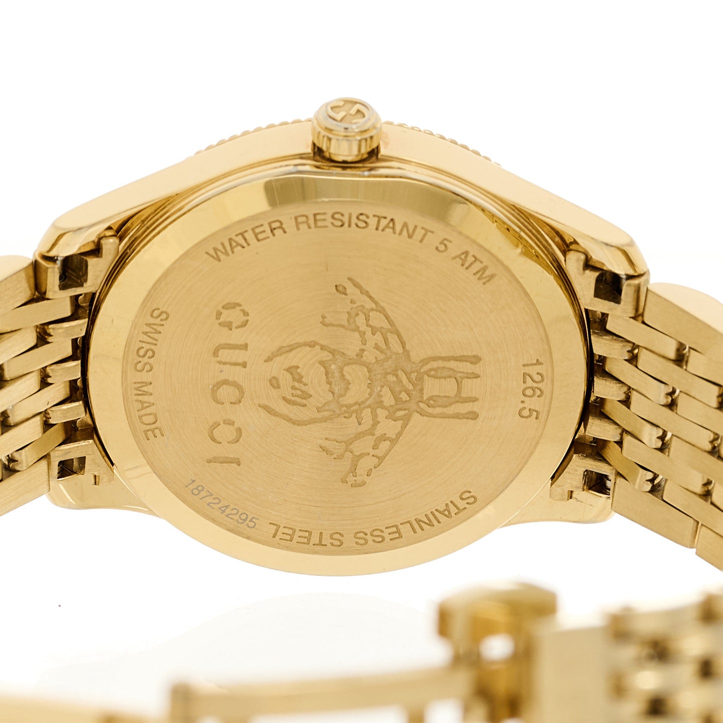 Stainless Steel 29mm G-Timeless Bee Quartz Watch Gold