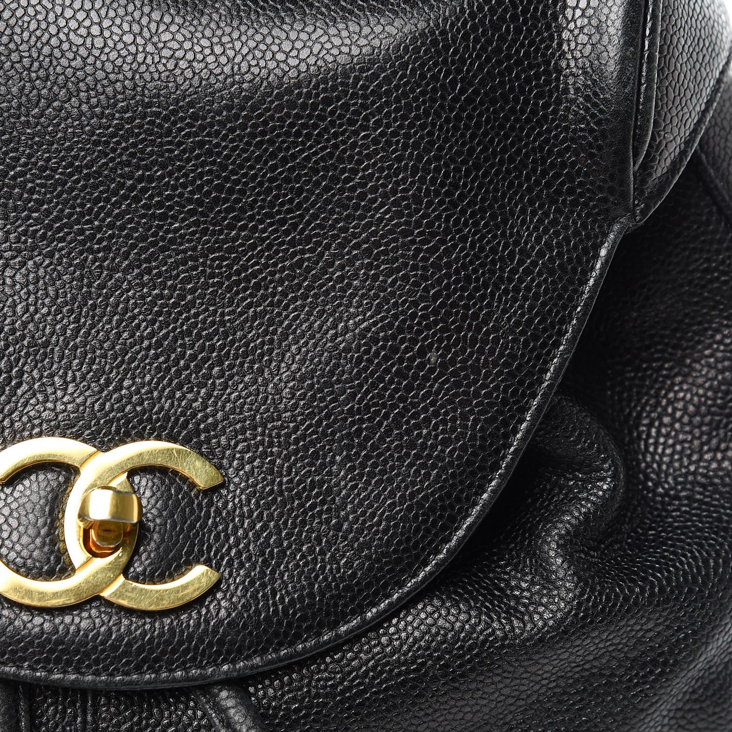 Chanel Caviar CC Backpack Black 10 of 13