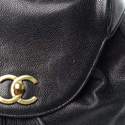 Chanel Caviar CC Backpack Black 10 of 13