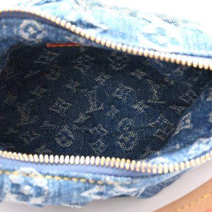 Louis Vuitton Monogram Denim Pochette Valley Blue 5 of 10