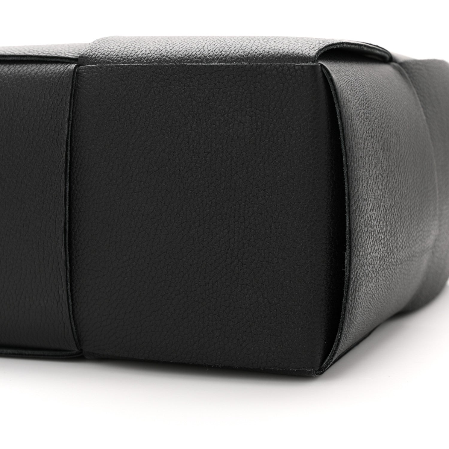 Bottega Veneta Grained Calfskin Intrecciato Small Arco Tote Black 11 of 12