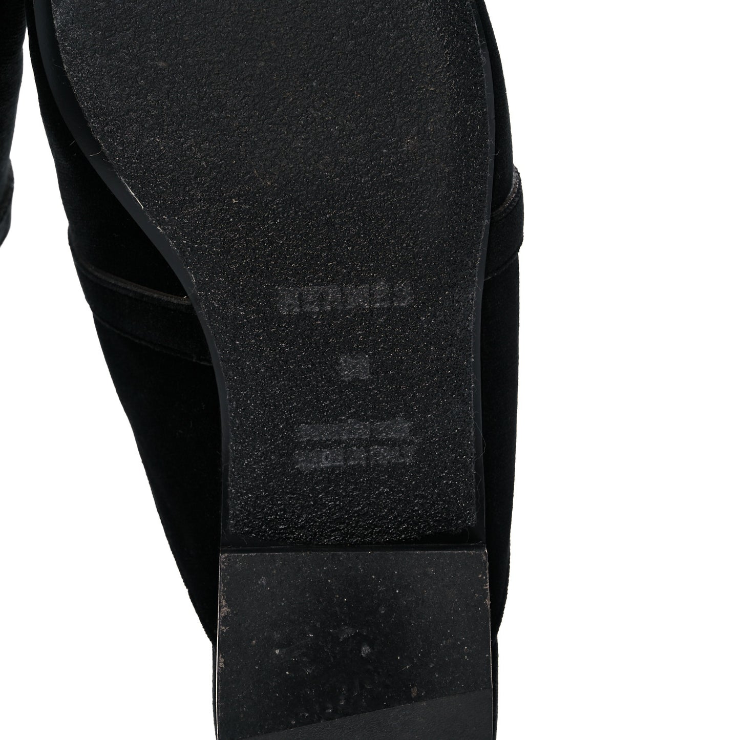 Velvet Goatskin Oz Mules 36 Black