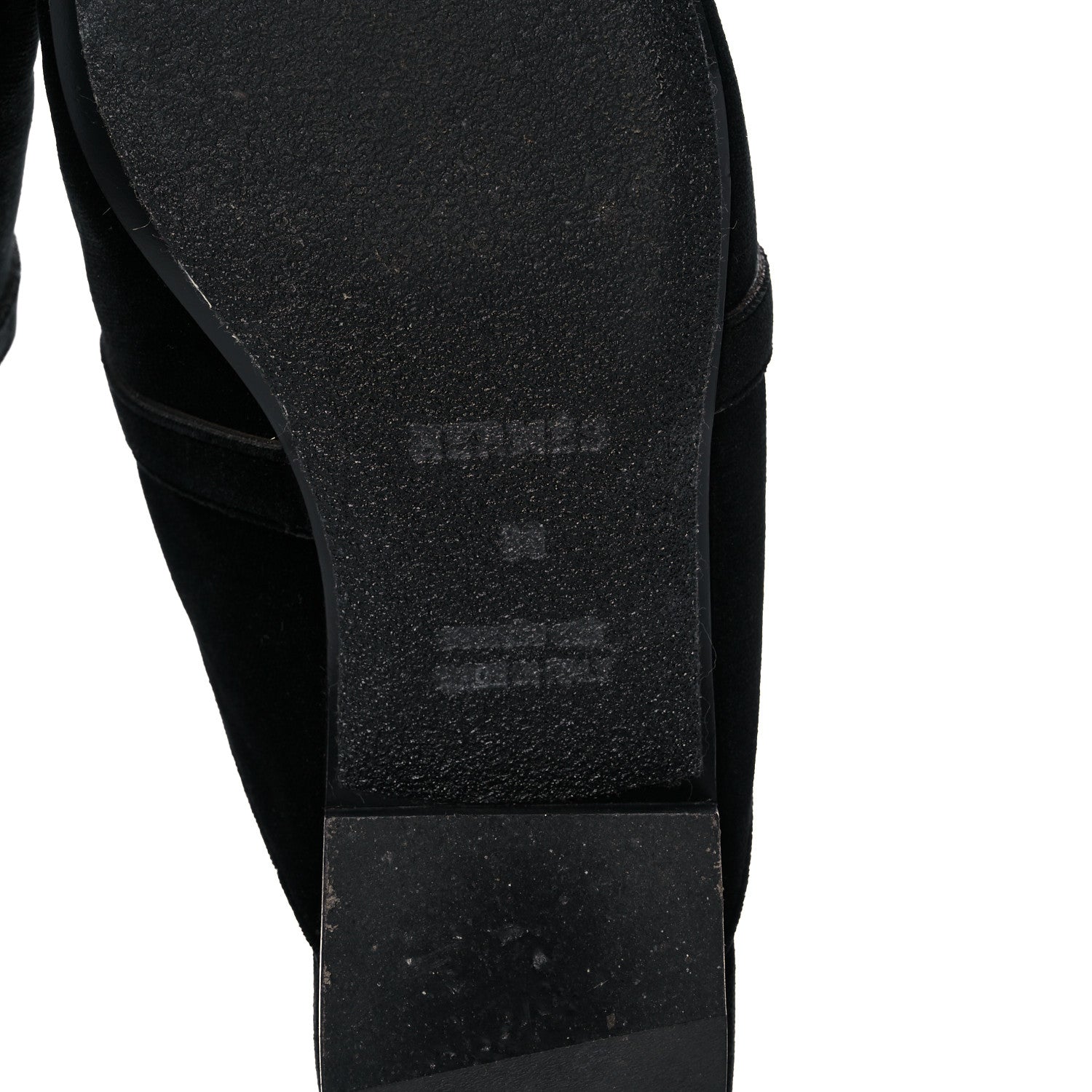 Hermes Velvet Goatskin Oz Mules 36 Black 6 of 9