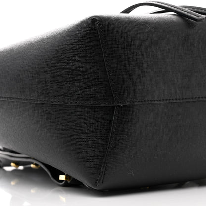 Mansur Gavriel Saffiano Backpack Black Flamma 9 of 11